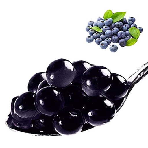 [25101207] BLACK COFFEE 3.4KG BLUEBERRY FLAVOR FRUIT PEARLS FOR BUBBLE TEA