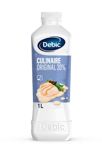 [06020196] DEBIC 747267 CREME FRAICHE 20% CULINAIRE ORIGINAL 1L
