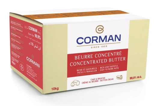 [05010011] CORMAN 20046203 BEURRE CONCENTRE PATISSIER 10KG 