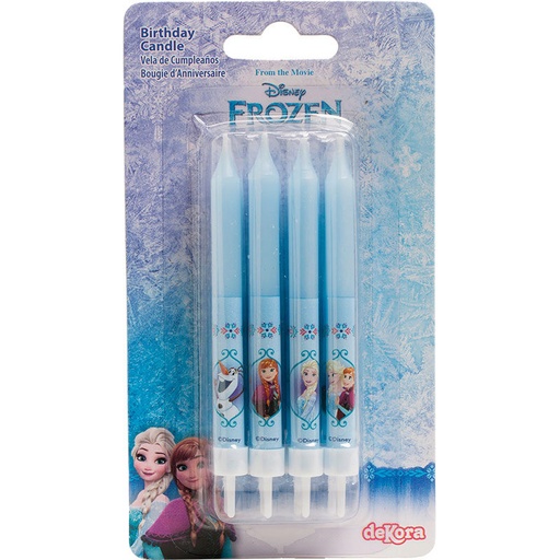 [08041136] FROZEN BIRTHDAY CANDLES 8 PIECES