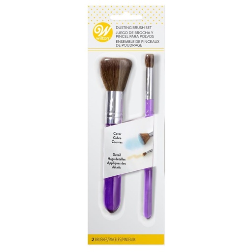 [08053079] WILTON SET VAN 2 KWASTEN VOOR POEDERKLEUR