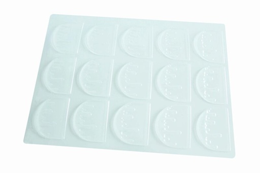 [08056376] 036130 PCB BLISTER FONDANT TIPS 8,25X6,8 CM 4 STUKS ***S/CD***