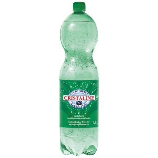 [06100477] CRISTALINE  **SPARKLING**  SPRING WATER 6 X 1.5L