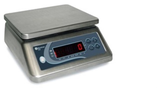 [60533474]  BAXTRAN RVS WEEGSCHAAL 6KG-0,5GR SCHAAL 23X19CM WATERDICHT - IP67 - 260519