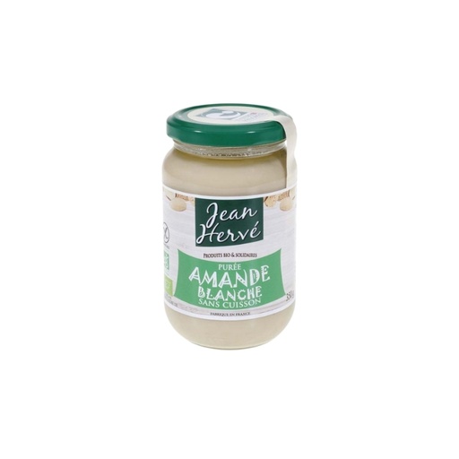 [08059063] JEAN HERVÉ ORGANIC NO-COOK WHITE ALMOND PUREE 350GR