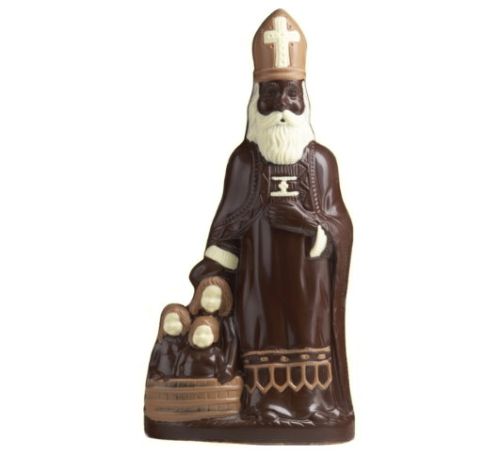 [54418066] H006 MOULE SAINT NICOLAS DEBOUT AVEC ENFANTS 24CM