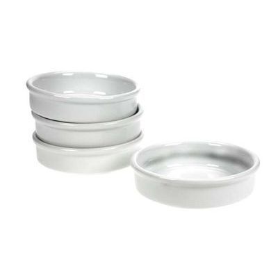 [57658371] RAMEKINN CREME BRULEE WHITE PORCELAIN 12CM HT3