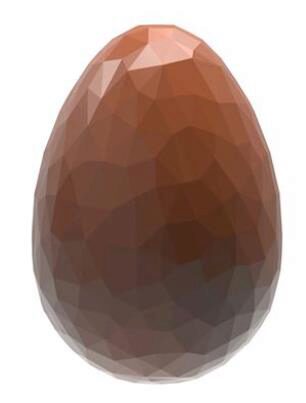 [70409403] CHOCOLATE MOLD CRYSTAL EGG 33 MM CW1891 3X8-- 5.5GR