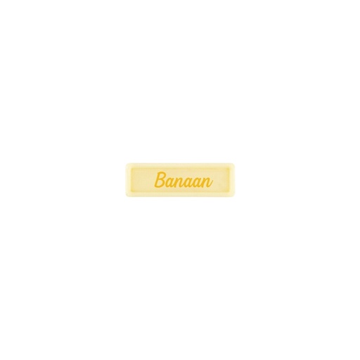 [08058405] 2002461 BANAAN PLATE 3.8X1.2 CM 300PCS ***S/CDE***