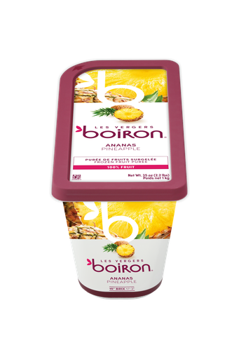 [02100046] ❄️BOIRON 524 PURÉE D'ANANAS 100% 1KG 6X1KG = KG