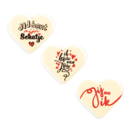 [08030673] *FF* 2068525 COEUR TEXTE VALENTIJN 50X46MM 75 PCES