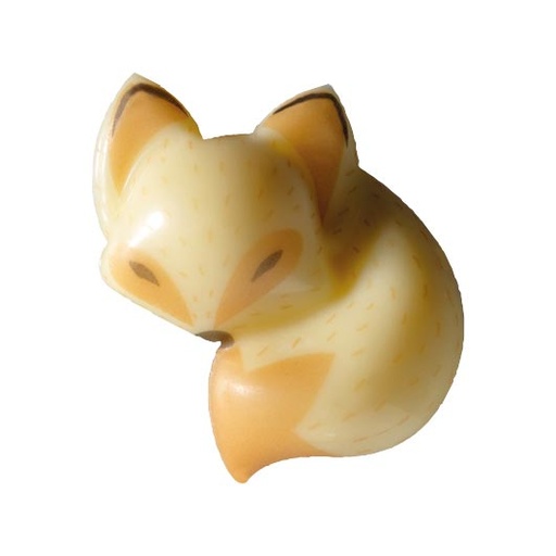 [08056508] 050199 PCB LITTLE FOXES CB WHITE 3.5X3.2 CM 60PCS ***S/CD***