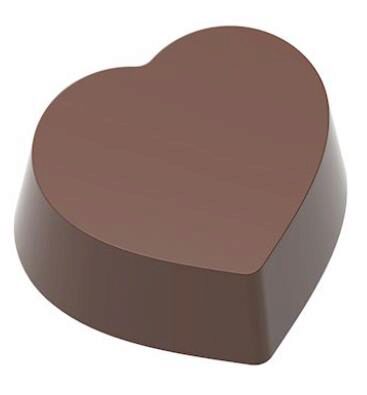 [70409591] MAGNETIC HEART CHOCOLATE MOLD CW1000L13135X275MM -- 3X6 -- 11GR