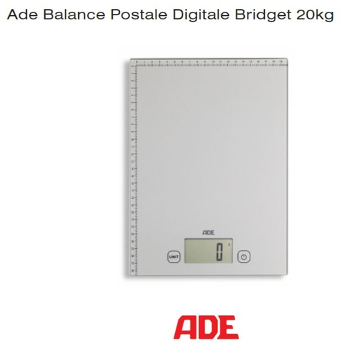 [57662495] ADE BRIDGET SILVER SCALE 20KG-1GR KE1700 HOUSEHOLD
