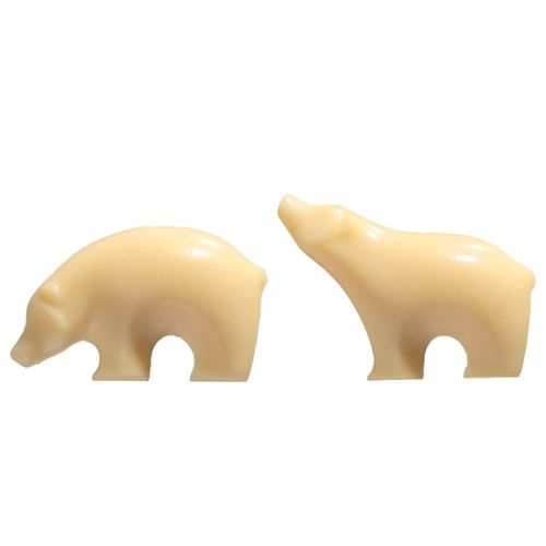 [08056304] 087141 PCB KLEINE BEREN CB OP DE IJSSCHOEN 2 ONTWERPEN 4X2.95 - 4X2.4 CM 66STUKS ***S/CDE***