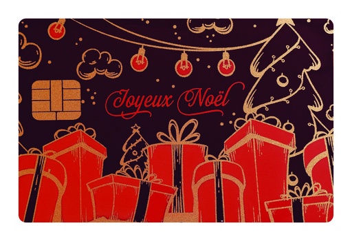 [08058167] 088104 PCB CREDIT CARDS CN GIFTS 8.5X5.5CM 40PCS ***S/CDE***