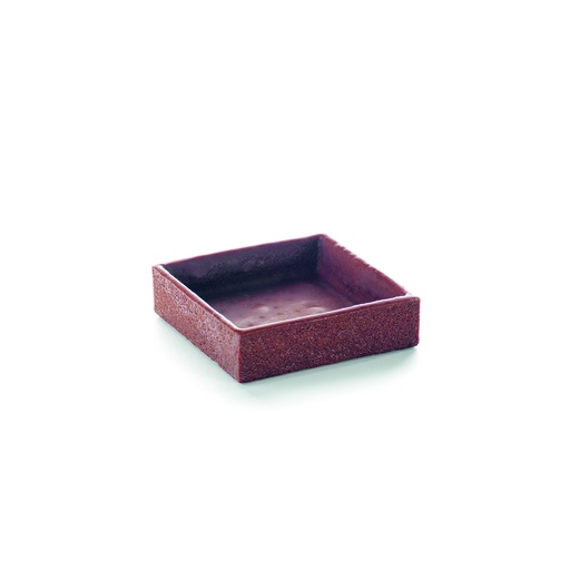[08058219] 033529 PCB LARGE CHOCOLATE SQUARES 6.9X6.9 H 1.7CM 36PCS ***S/CDE***