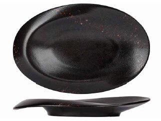 [60252234] PROOF ETNA ZWART/BRUIN OVAAL BORD 33XH21CM - 5694003