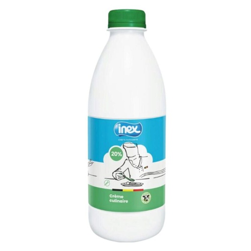 [06020188] INEX 6010 20% GASTRONOMISCHE CULINAIRE ROOM IN 1L PLASTIC FLES