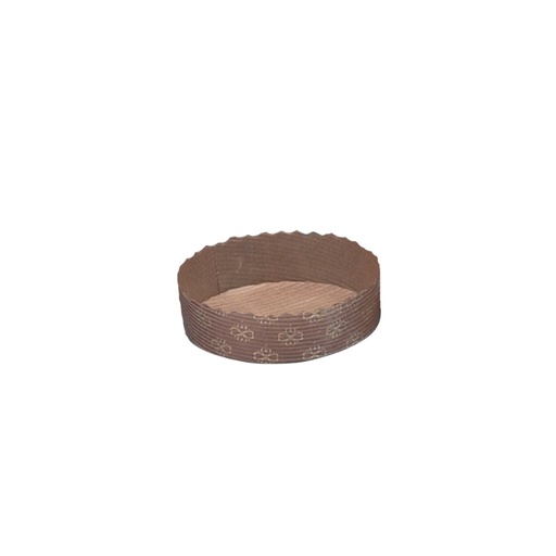 [25101174] PANETTON PAPER CAKE MOLD MBB Ø10CM HT3CM 50PCS