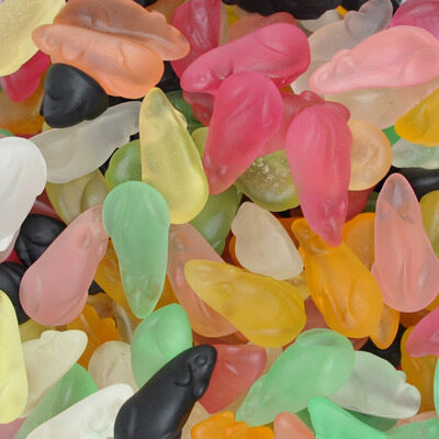 [14030116] JORIS SOFT MOUSE CANDIES TRANSPARENT TUBO 1KG