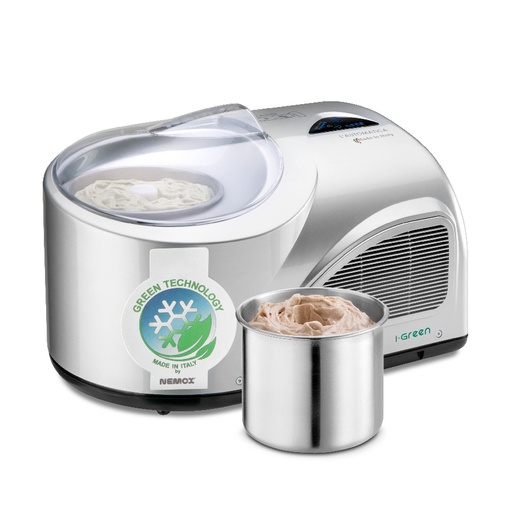 [57663247] NEMOX ICE CREAM MAKER I-GREEN NXT1 AUTOMATIC SILVER 1.7L - 150W HOUSEHOLD 1.5L/20MM