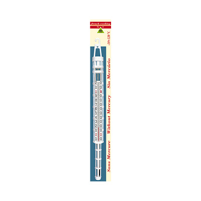 [52902024] ALLA CHARCUTIER THERMOMETER WITH PLASTIC SHEATH WHITE FROM -10° TO 120°