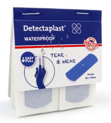 [70410528] DETECTAPLAST WATERPROOF DRESSING REFILL FOR DISPENSER BOX OF 5X40 PCES