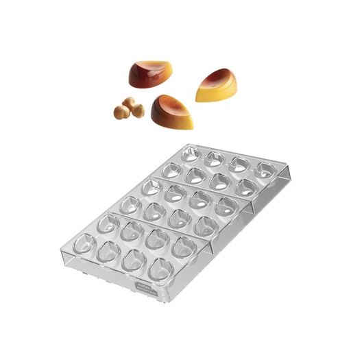 [00000618] SILIKOMART PRALINEVORM TRITAN CH047 AURORA P N.24 4X2,5XH1,8CM