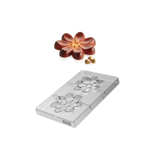 [00000620] SILIKOMART PRALINEVORM TRITAN CH049 AURORA T N.2 Ø11CM H1,7CM